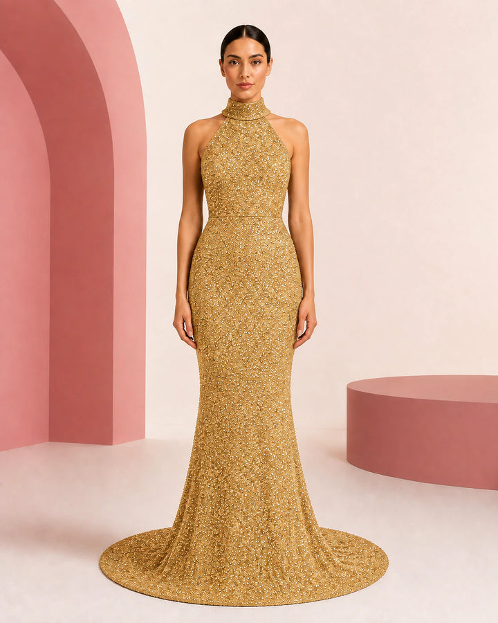 Jouri Gold evening dress - color variant