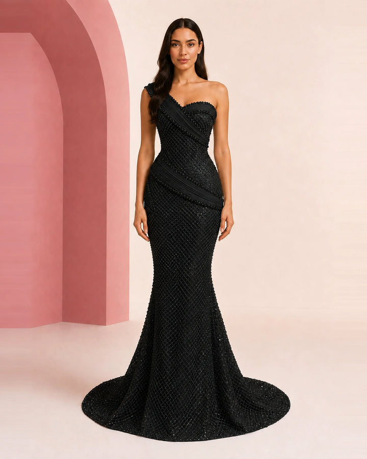 Raneem Black evening dress - color variant