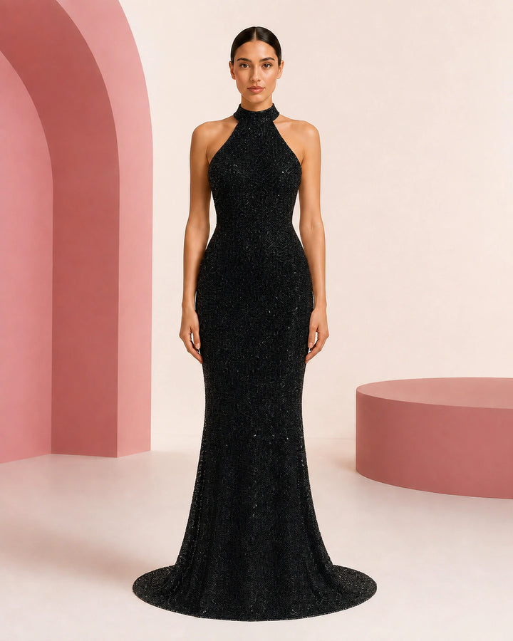 Dania Black evening dress - color variant