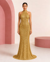 Dania Gold evening dress - color variant