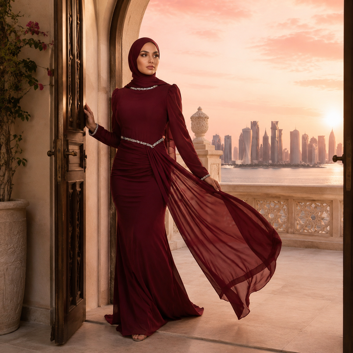Talah eveningwear style gallery look