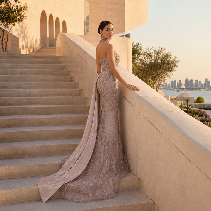 Talah eveningwear style gallery look