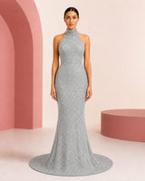 Jouri Silver evening dress - color variant