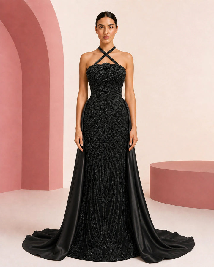 Sondos Black evening dress - color variant
