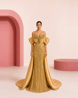 Zaina Gold evening dress - color variant